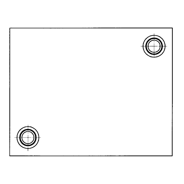 Rectangular die sets with diagonal pillars and ball bearing guides D88/D98